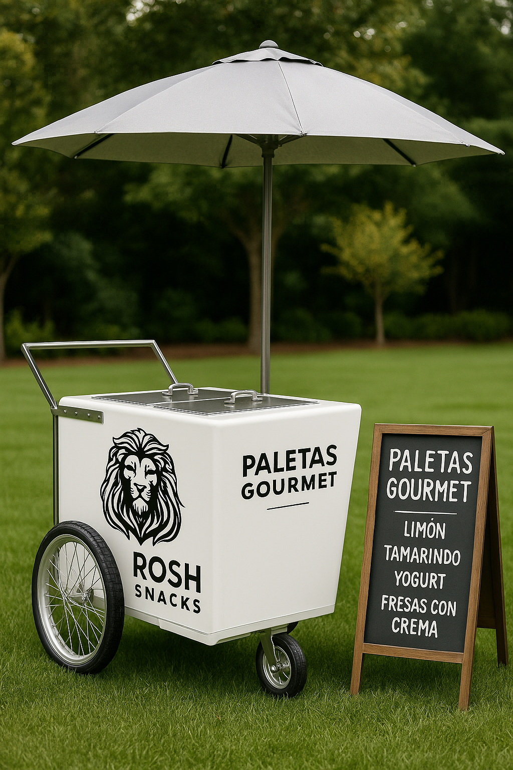 Carrito de paletas para eventos – Paquete 200 mini paletas