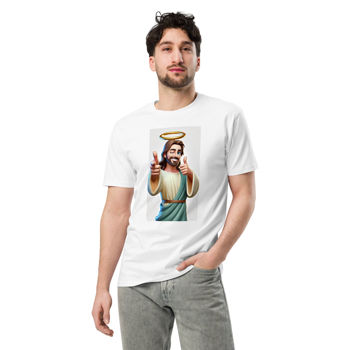 Jesús con Actitud! Pulgar Arriba y Buena Vibra