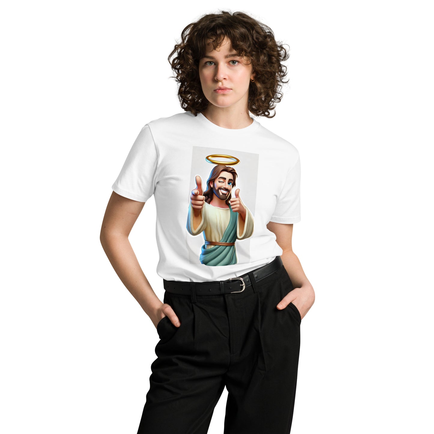 Jesús con Actitud! Pulgar Arriba y Buena Vibra