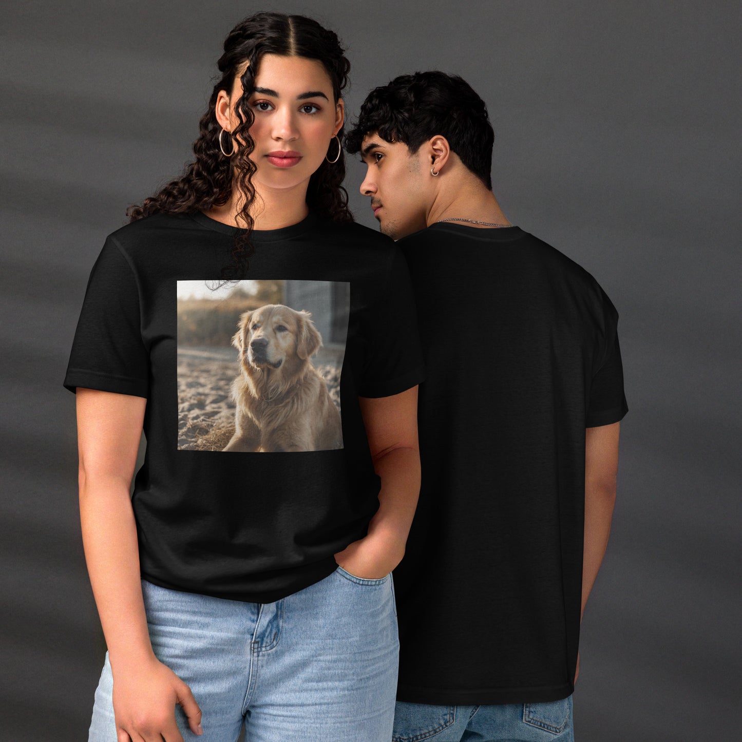 Premium t-shirt Clasic Best Friend Golden
