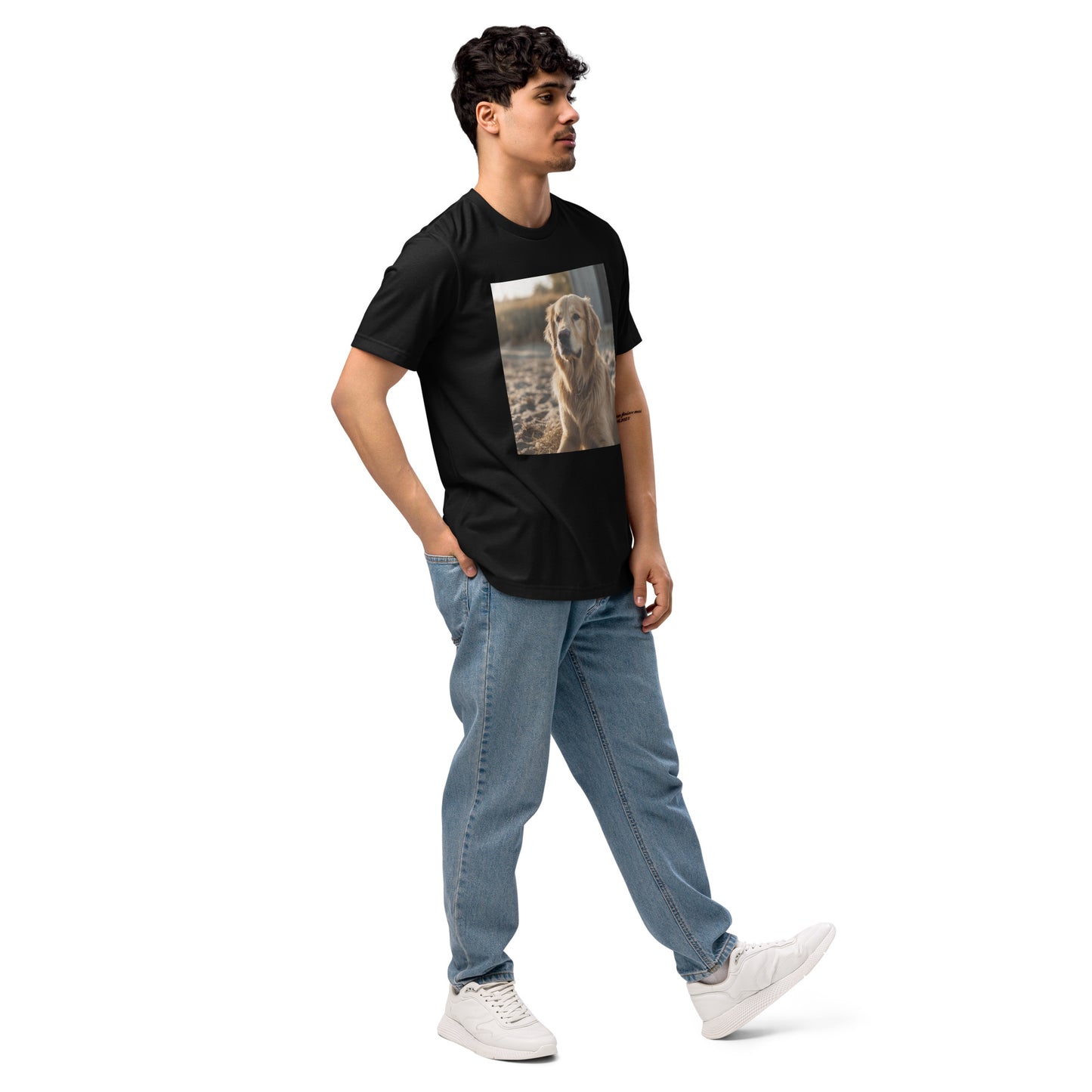 Premium t-shirt Clasic Best Friend Golden