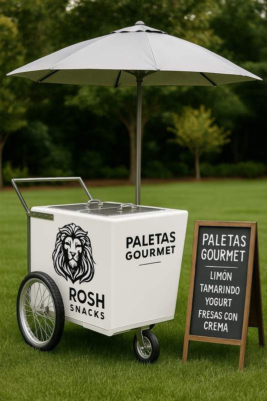 Carrito de paletas para eventos – Paquete 200 mini paletas